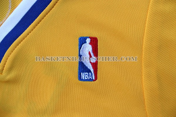 Maillot Manche Courte Golden State Warriors Curry Jaune